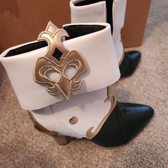 NEW Clorinde Genshin Impact Boots Cosplay Womens 39 = 8.5/9 US - Picture 3 of 12